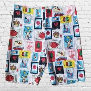 NWOT/Loteria Biker Shorts